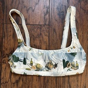 Madewell Printed Bikini Swim Top